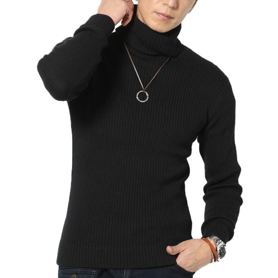 タートルネックニット メンズ トップス 長袖 リブ編み コットン 秋冬 服 30代 40代 50代 160 Jp1002 Menz Style 通販 Yahoo ショッピング