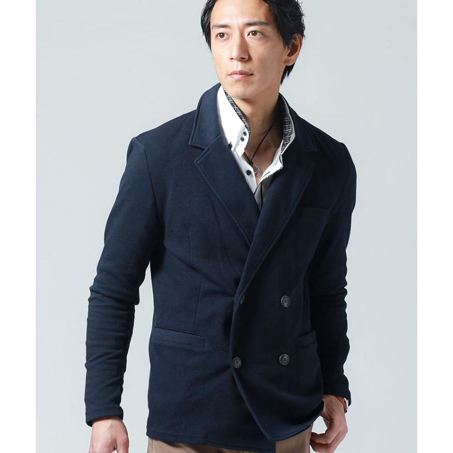 テーラードジャケット メンズ ジャケット ダブル カルゼ織 長袖 春 夏 服 30代 40代 50代｜menz-style｜03