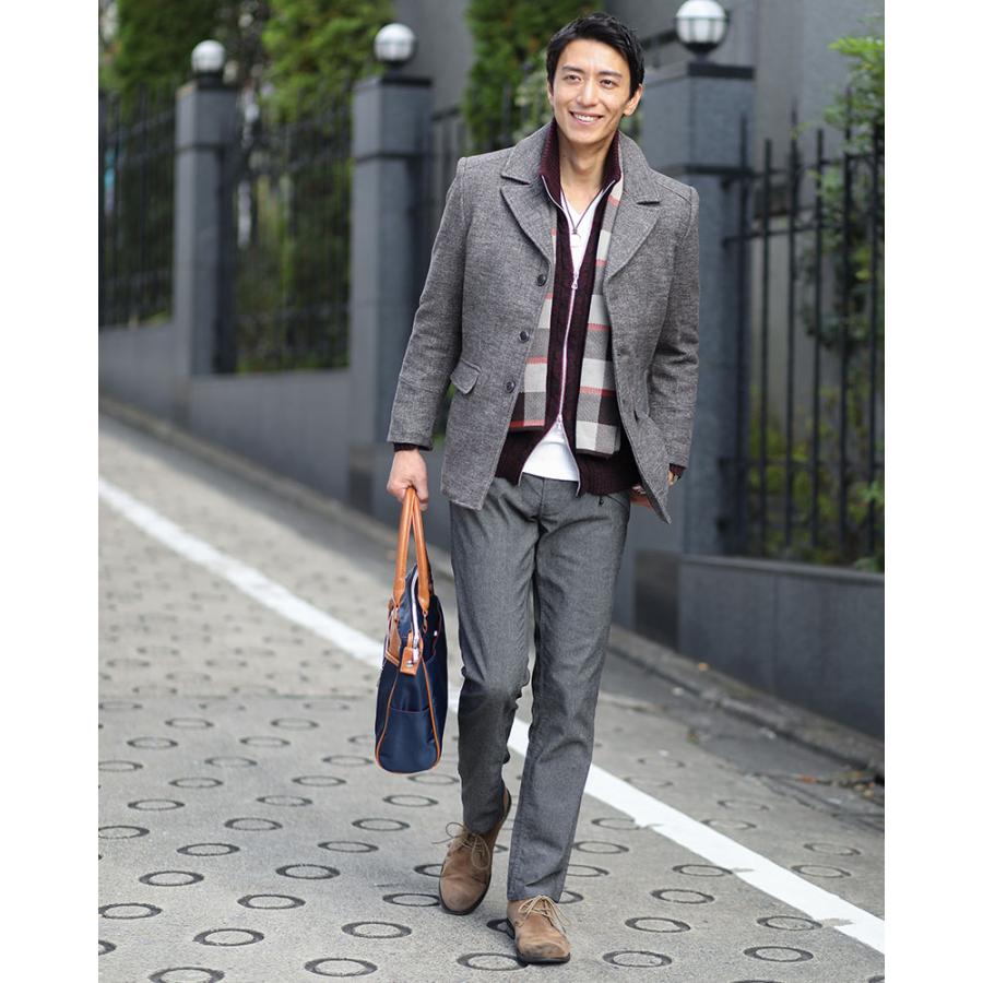 ピーコート メンズ pコート 40代 50代 冬 ショート丈 アウター