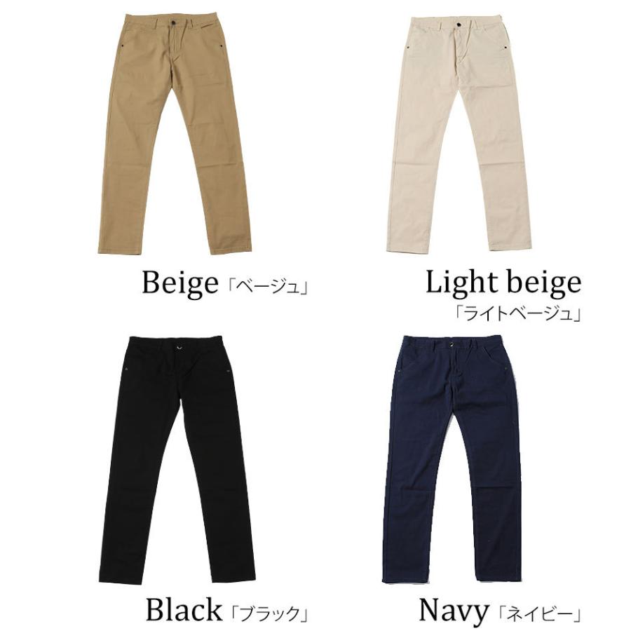 ANDFAMILYS チノパン チノパン メンズ チノ ボトムス スリム 細身 ストレッチ 30代 40