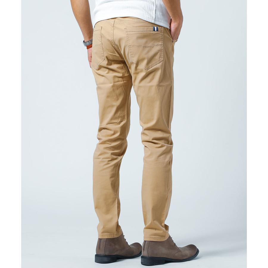 チノパン メンズ チノ ボトムス スリム 細身 ストレッチ 30代 40