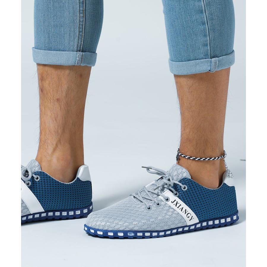 スニーカー メンズ メッシュ カジュアル 靴 おしゃれ 夏 代 30代 40代 50代 163 Xz151 Menz Style 通販 Yahoo ショッピング