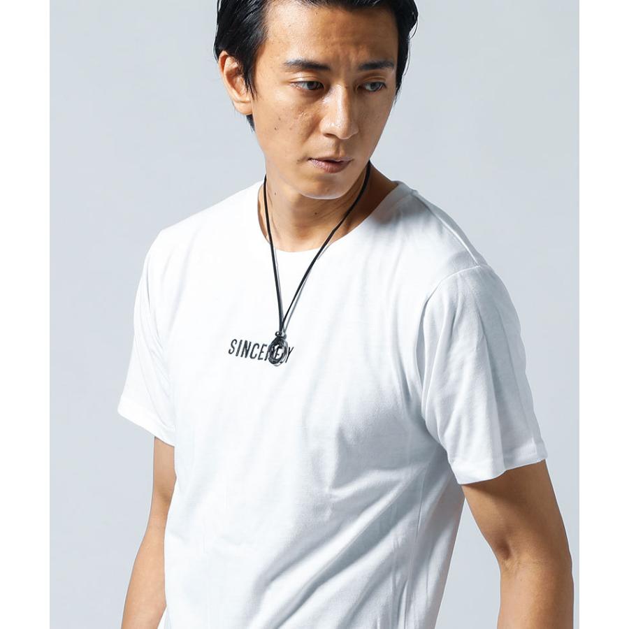 カーディガン メンズ tシャツ カットソー 5分袖 半袖 ネックレス 3点セット 春 夏 秋 服 30代 40代 50代｜menz-style｜06