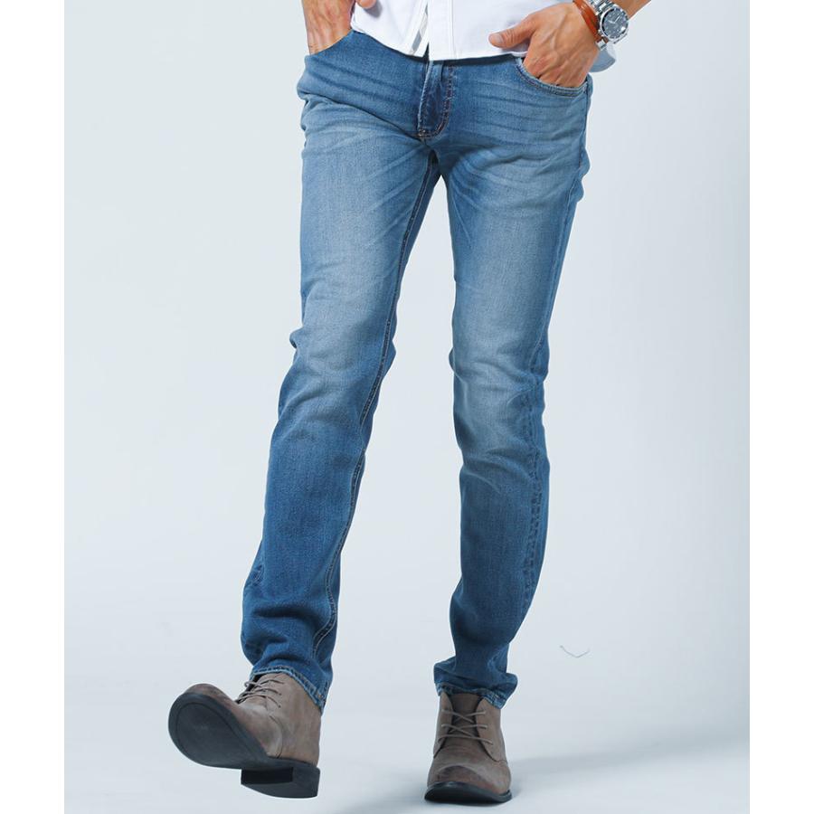 デニム パンツ スキニー スリムフィット テーパード ストレッチ