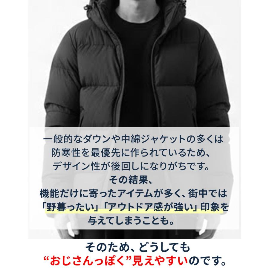ハーフコート メンズ 50代ダウン ダウンジャケット スマート 冬 ダウン 