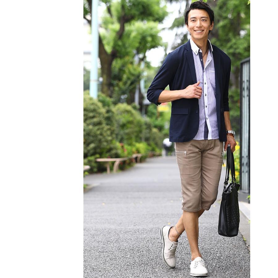 シャツ メンズ ドット ７分袖 ストライプ おしゃれ 30代 40代 50代 メンズスタイル Menz Style 171 Menz Style 通販 Yahoo ショッピング