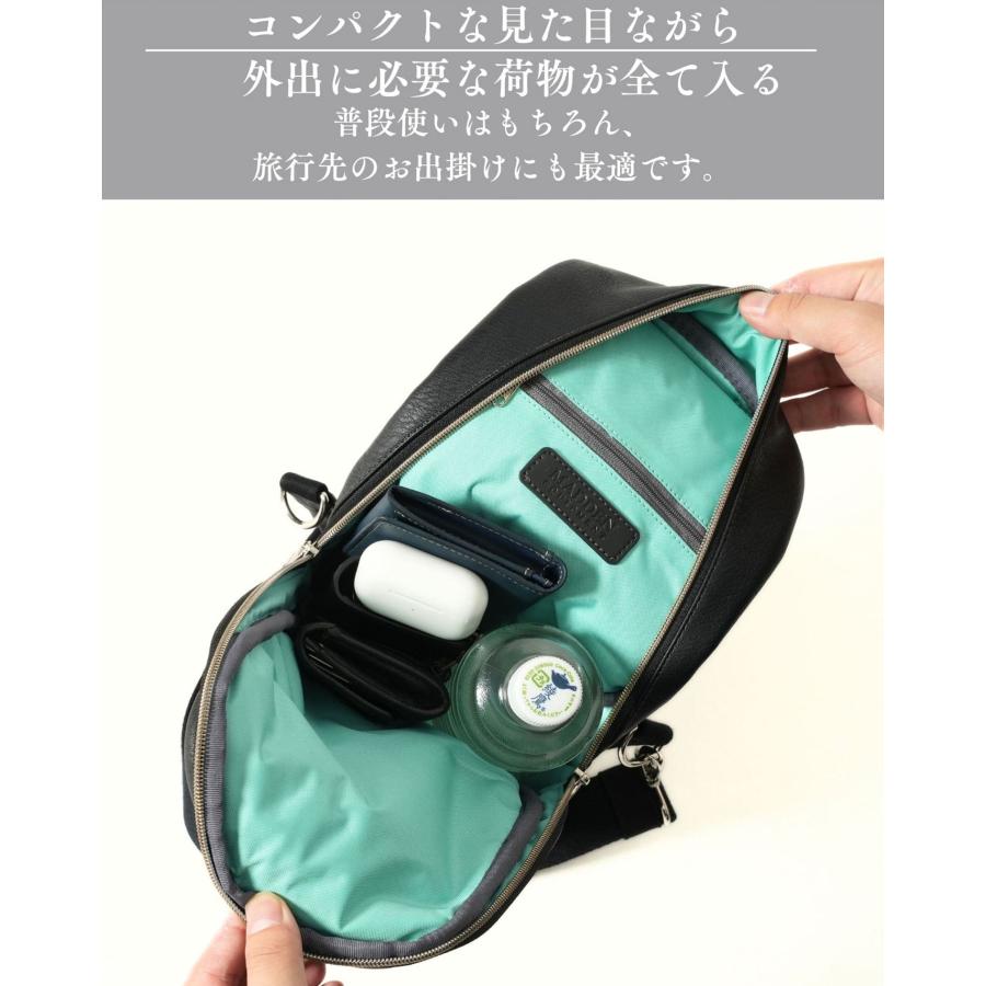 ボディバッグ 合成皮革 レザーボディーバック 合成皮革 ボディバッグ メンズ 小さいバック