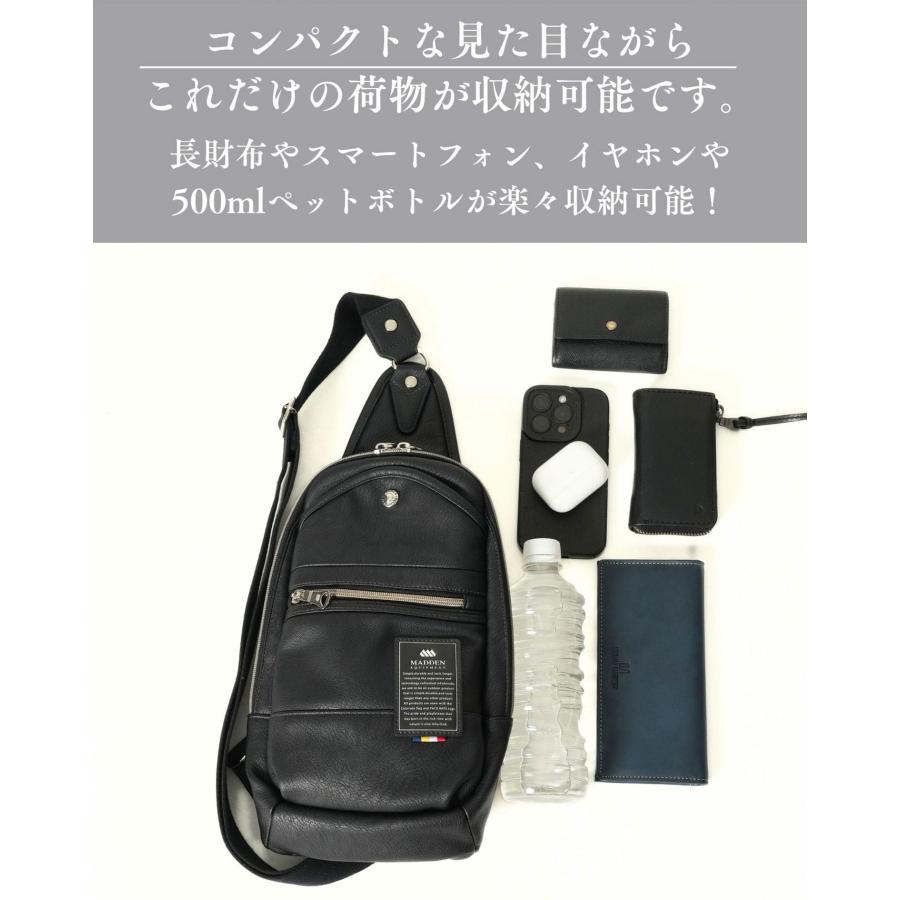 ボディバッグ 合成皮革 レザーボディーバック 合成皮革 ボディバッグ メンズ 小さいバック