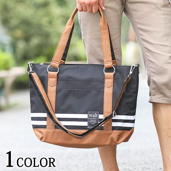 バッグ メンズ トートバッグ 大人 ダブルライン デザイン トート 鞄 おしゃれ 30代 40代 50代 メンズスタイル Menz Style 最大の割引