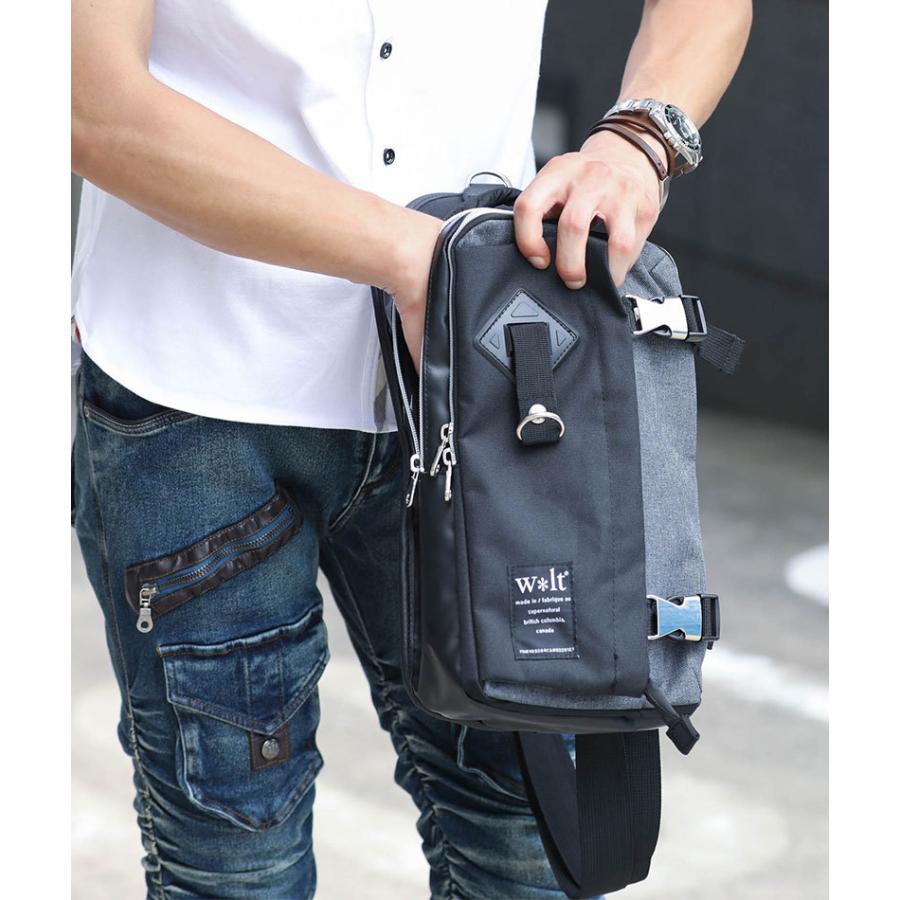 バッグ ボディバッグ 鞄 モノトーン デザイン ボディバッグ おしゃれ 30代 40代 50代 メンズスタイル Menz Style 181 270 086y Menz Style 通販 Yahoo ショッピング