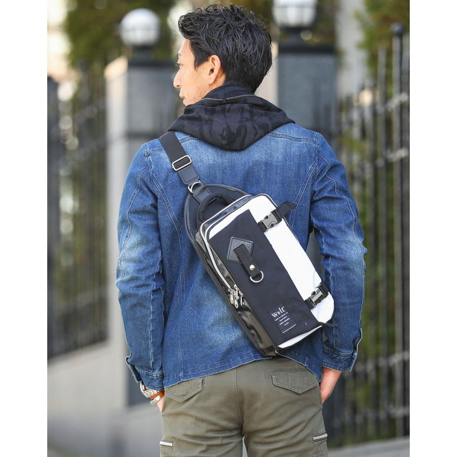 現品限り 再入荷無し バッグ ボディバッグ 鞄 モノトーン デザイン ボディバッグ おしゃれ 30代 40代 50代 181 270 086y Menz Style 通販 Yahoo ショッピング