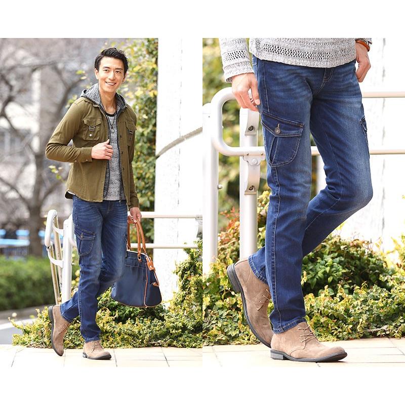 ジーンズ メンズ デニム パンツ ロングパンツ カーゴパンツ 色