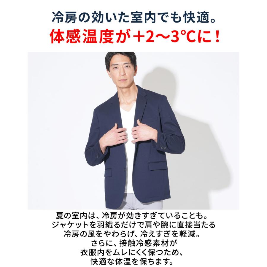 サマージャケット メンズ 夏 50代 夏用 夏物ジャケット 冷感