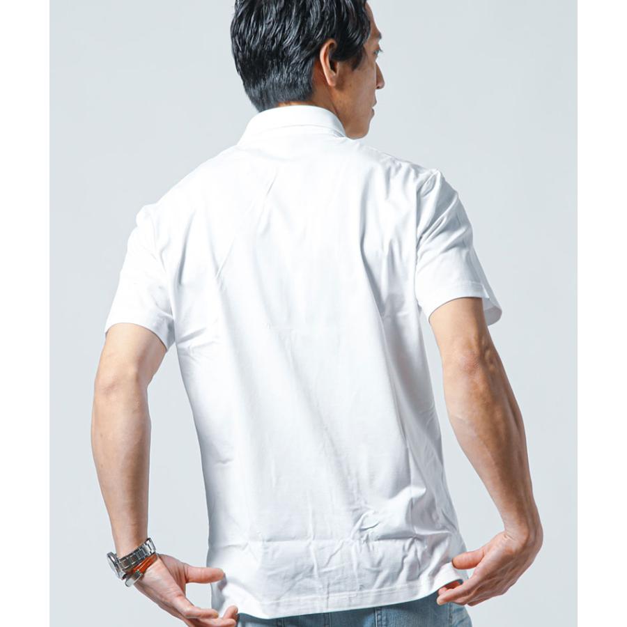 冷感シャツ メンズ 半袖 サマーシャツ 接触冷感 涼しいシャツ 半袖