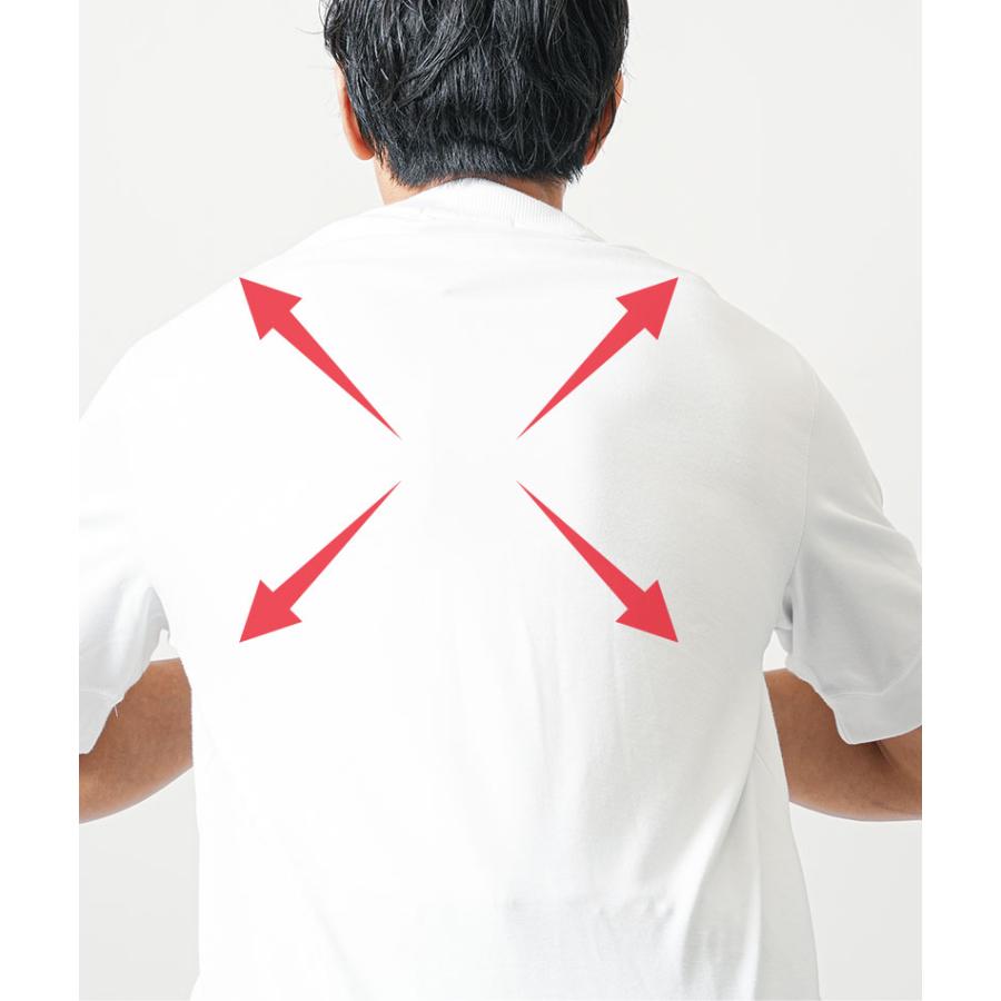 ジャケット用 tシャツ メンズ ビジカジ 襟高 すけない白 ビズt ジャケット用 tシャツ メンズ ビジカジ 襟高 すけない白 ビズt