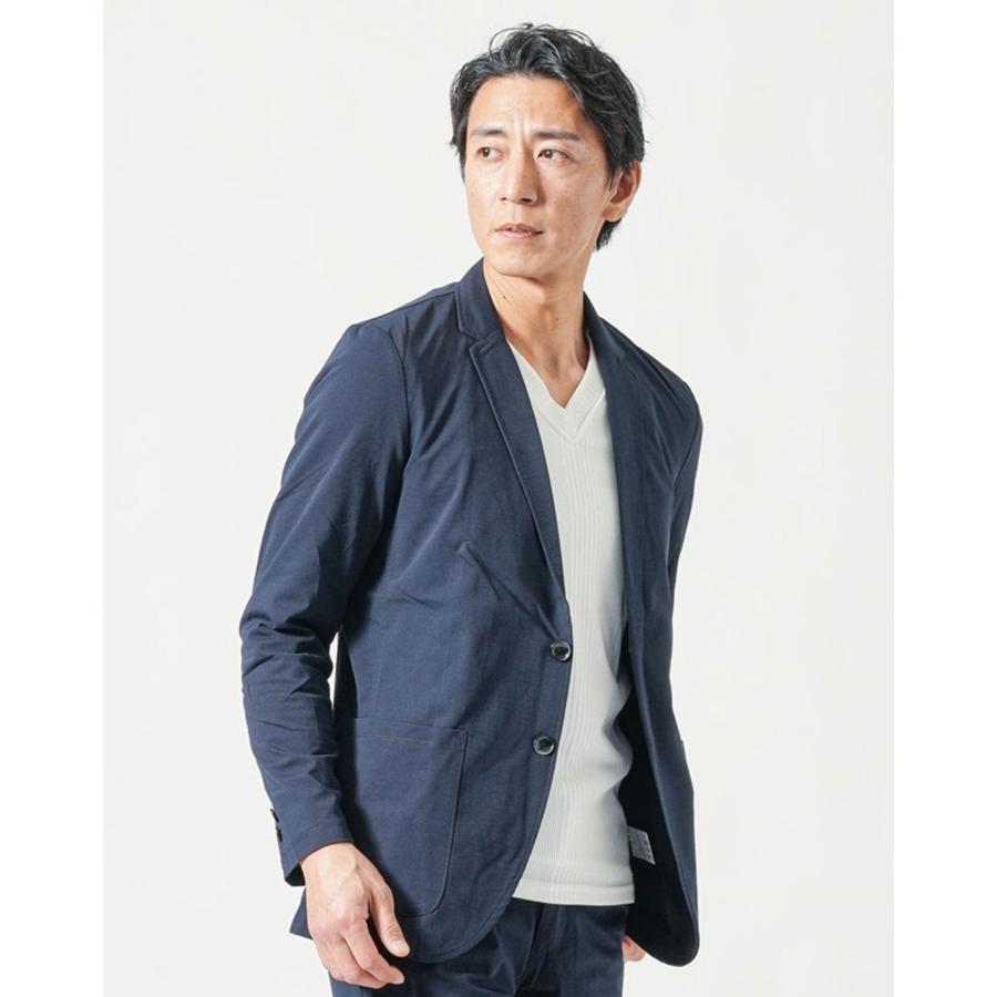 夏物スーツ セットアップ メンズ ちょいワル 洗える ジャケット 上下