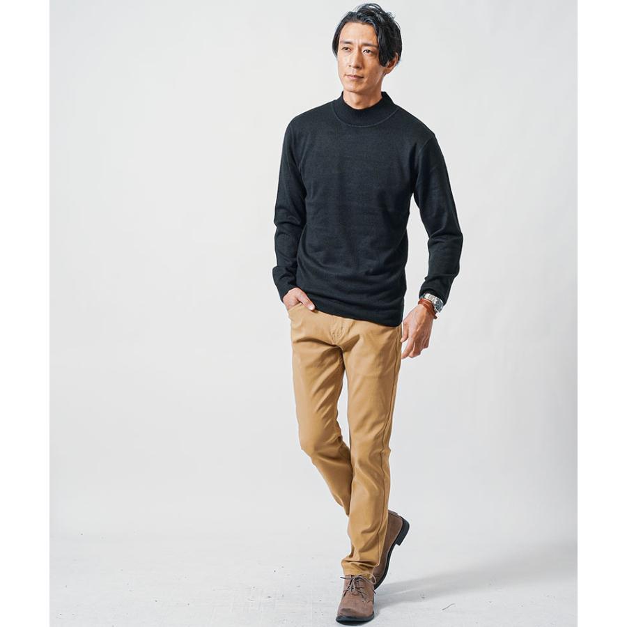 ハイネック tシャツ メンズ 白 モックネック カシミヤタッチ ハイネック tシャツ メンズ 白 モックネック カシミヤタッチ