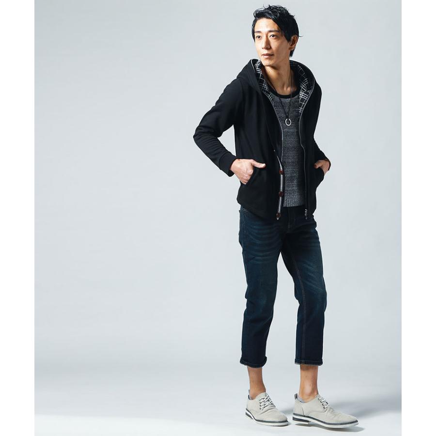 七分丈パンツ メンズ クロップドパンツ デニムパンツ 7部丈