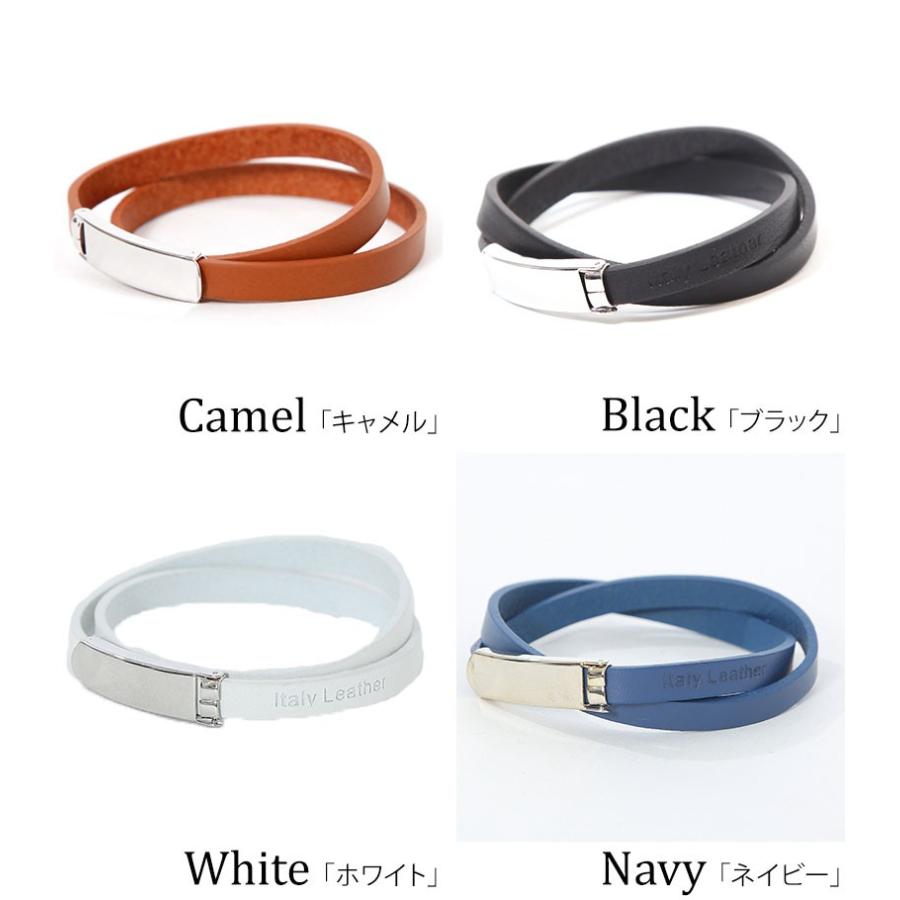 レザーブレスレット 二重 イタリアンレザー ブレスレット メンズ レザーブレスレット 二重 イタリアンレザー ブレスレット メンズ