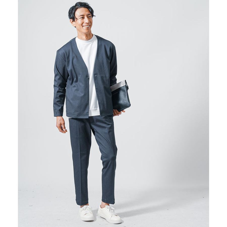 アルマーニコレッツォーニ　ノーカラージャケット　50R 2025年最新】ARMANI COLLEZIONI メンズ ノーカラージャケットの