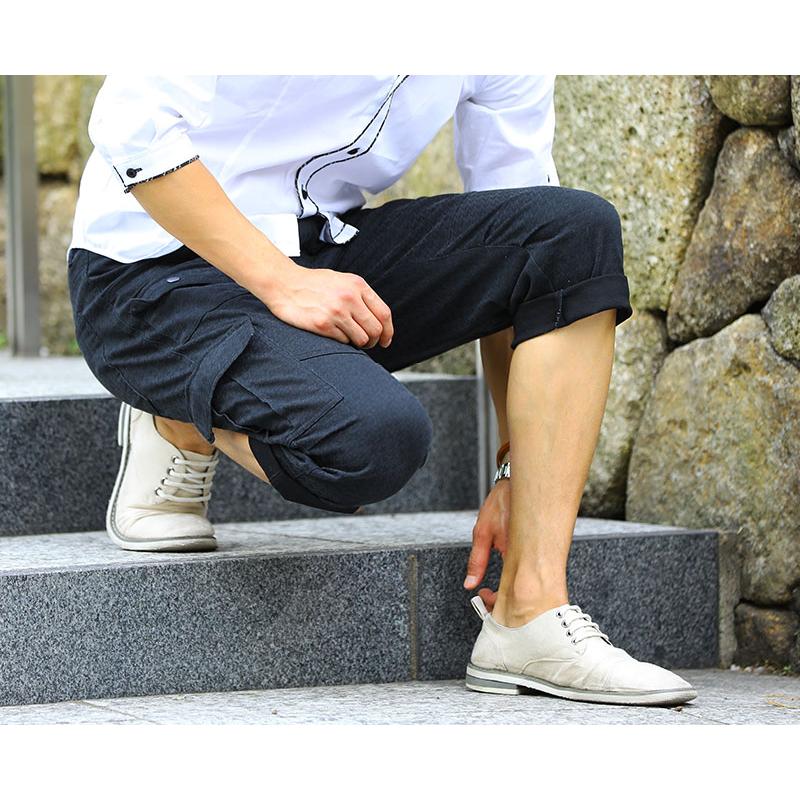 七分丈パンツ メンズ クロップドパンツ メンズ7分丈パンツ ハーフ