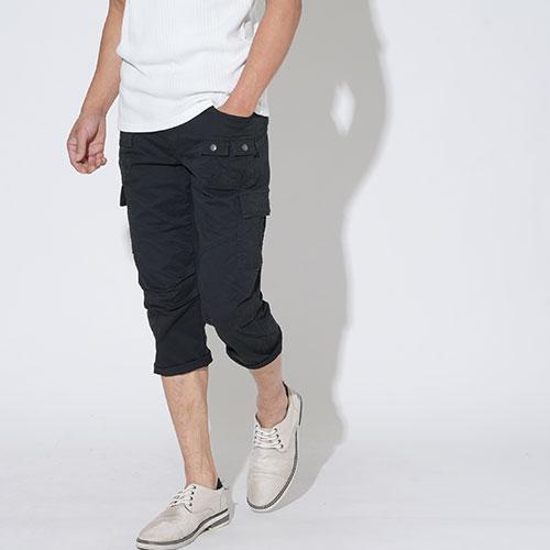 7分丈　ズボン 七分丈パンツ メンズ クロップドパンツ メンズ7分丈パンツ ハーフ