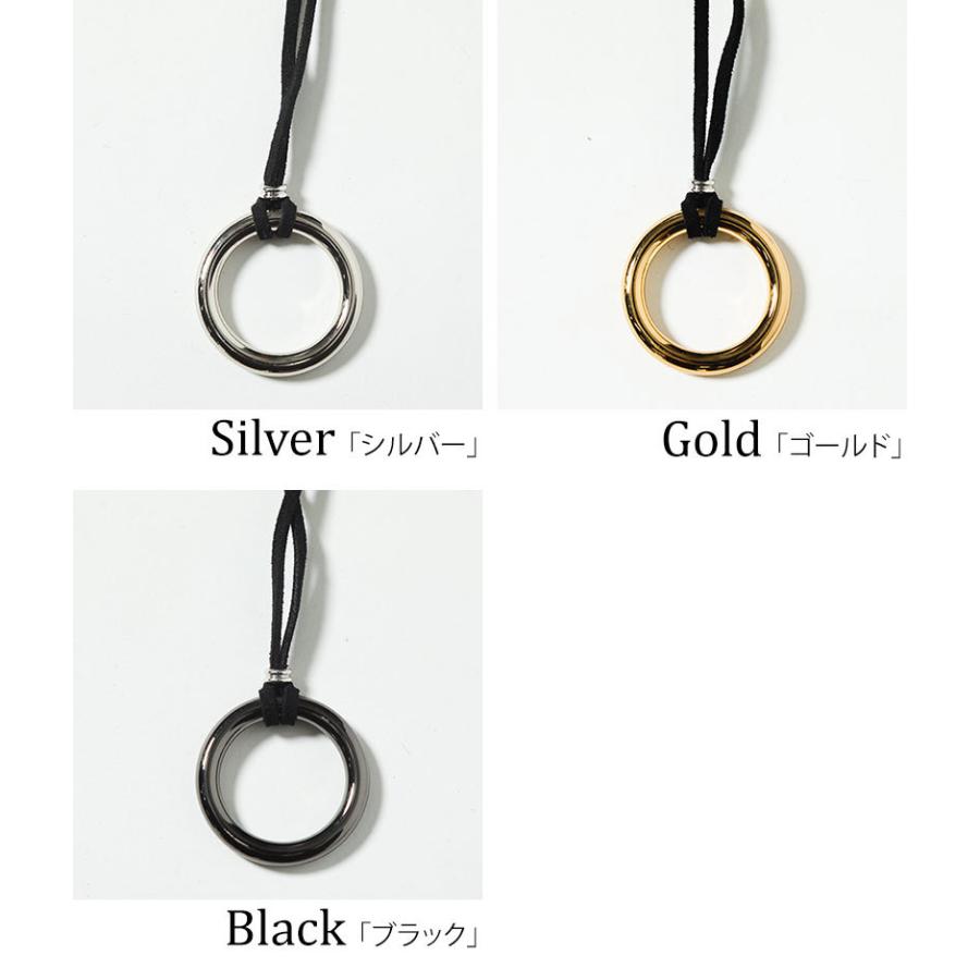 ＊クリアリンクスタイルネックレス メンズ ファッション ネックレス メンズ アクセサリー リング シルバー メンズ