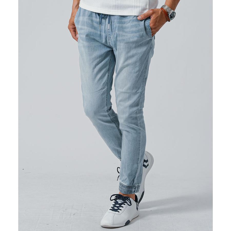 冷感ジーンズ メンズ 涼しい ひんやりパンツ 接触冷感 夏用