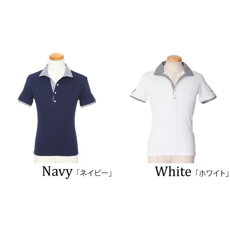 ちょいワル ポロシャツ イケオジ メンズ かっこいい 半袖 はんそで 夏