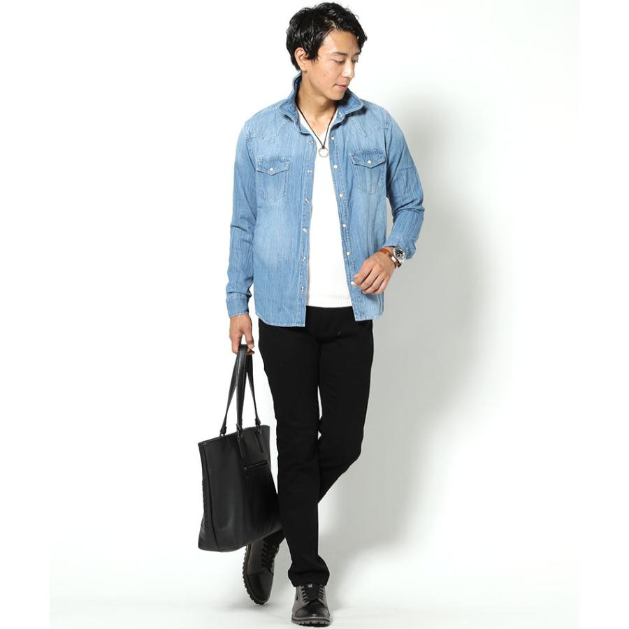 シャツ メンズ デニムシャツ デニム ウエスタン おしゃれ 代 30代 40代 50代 メンズスタイル Menz Style 大きいサイズ 39 81 H535 Menz Style 通販 Yahoo ショッピング