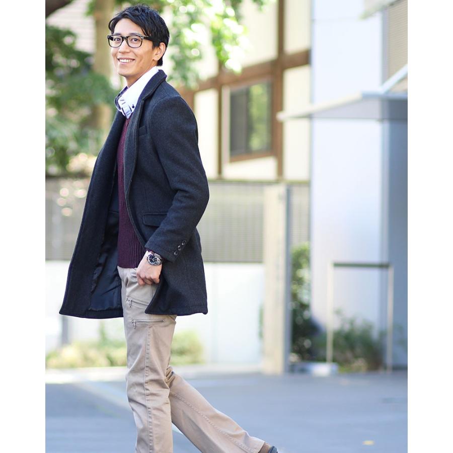 チェスターコート メンズ コート カルゼ織り ウール おしゃれ 代 30代 40代 50代 メンズスタイル Menz Style 大きいサイズ 39 81 H540 Menz Style 通販 Yahoo ショッピング