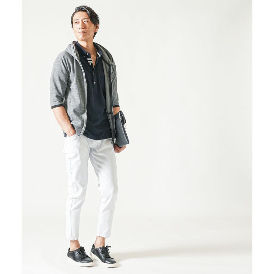 コーデセット 3点セット パーカー アウター ポロシャツ チノパンツ