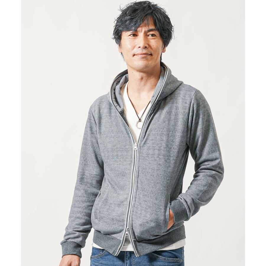 ダブルジップ パーカー メンズ 50代ファッション 男性 ジップ ダブルジップ パーカー メンズ 50代ファッション 男性 ジップ