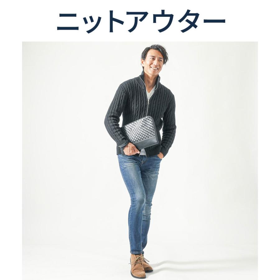 クラッチバッグ メンズ セカンドバッグ バック 編み込み メンズバッグ