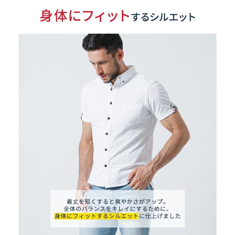 マッチョ ファッション サマーシャツ メンズ 半袖 ちょいワル