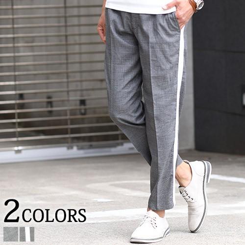 スラックス メンズ グレンチェック ストレッチ パンツ おしゃれ 代 30代 40代 50代 メンズスタイル Menz Style 61 Menz Style 通販 Yahoo ショッピング