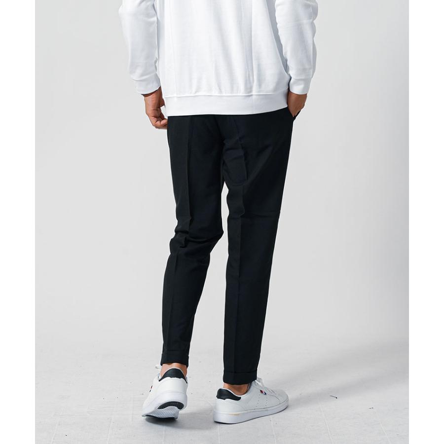 テーパードパンツ メンズ 40代 50代 冬 秋 スラックス ボトムス