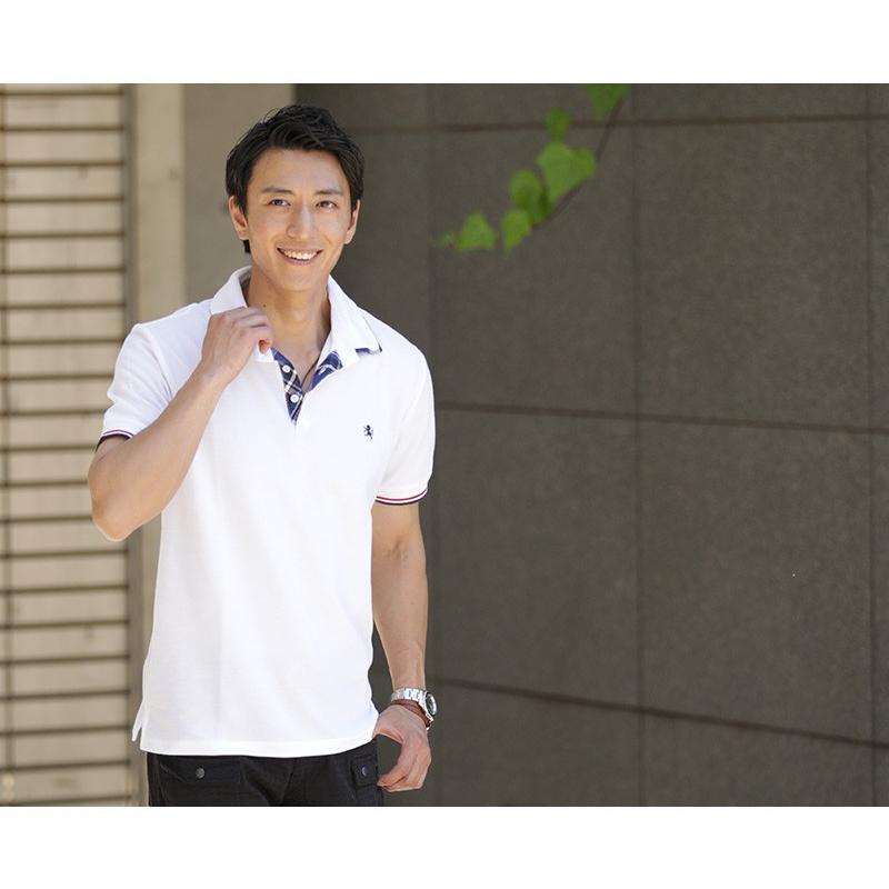 ポロシャツ メンズ 半袖 おしゃれ 30代 40代 50代 メンズスタイル Menz Style 着心地も抜群な２枚襟ポロシャツ 61 Menz Style 通販 Yahoo ショッピング