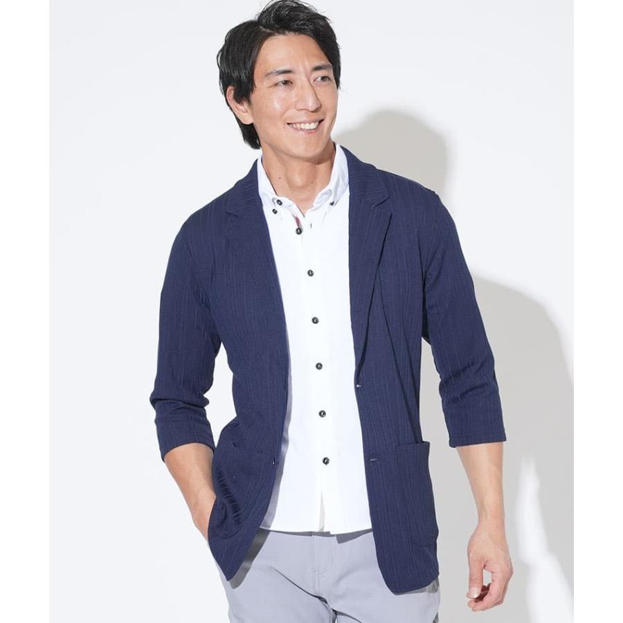ジャケット メンズ 秋 夏 50代 秋物 秋服 サマージャケット 紺ブレザー