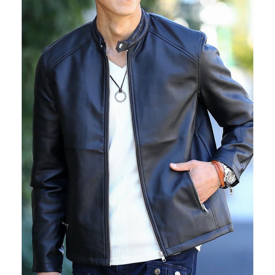 ライダースジャケット メンズ シングルライダース 40代 50代