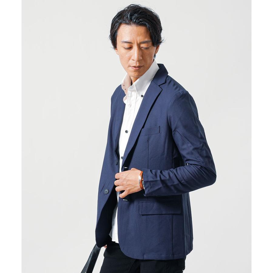 ジャケット メンズ 春 50代 テーラードジャケット ブレザー ストレッチ  