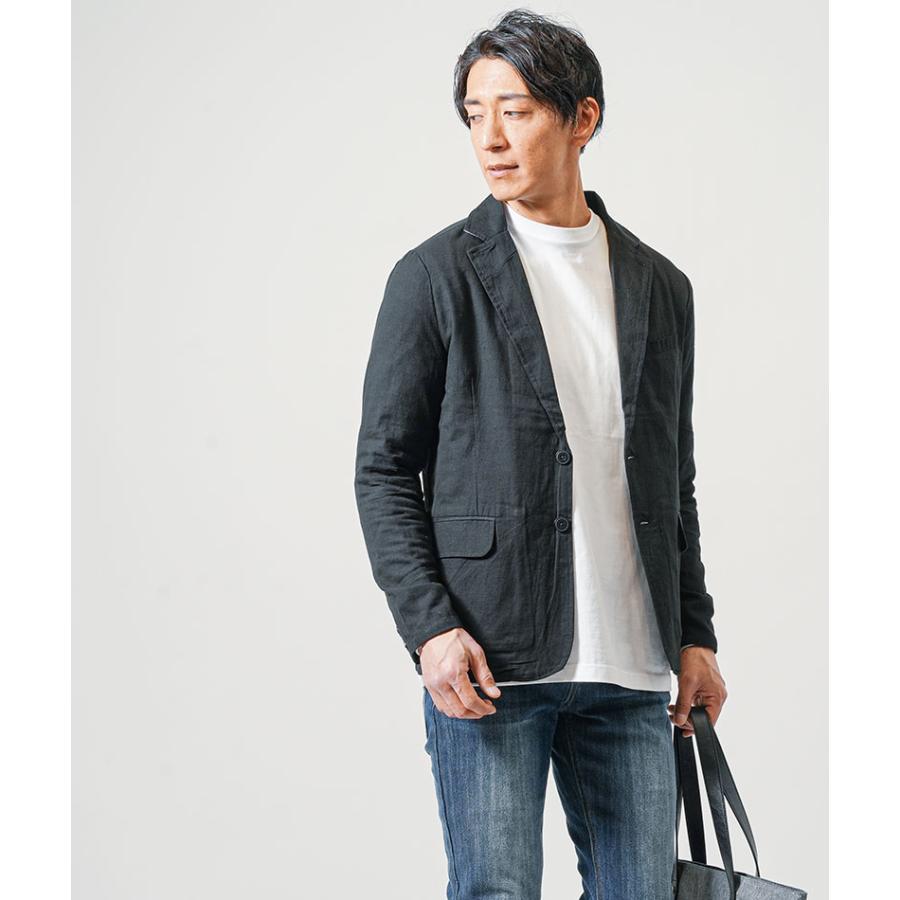サマージャケット メンズ テーラードジャケット 薄手 紺ブレザー 50代 