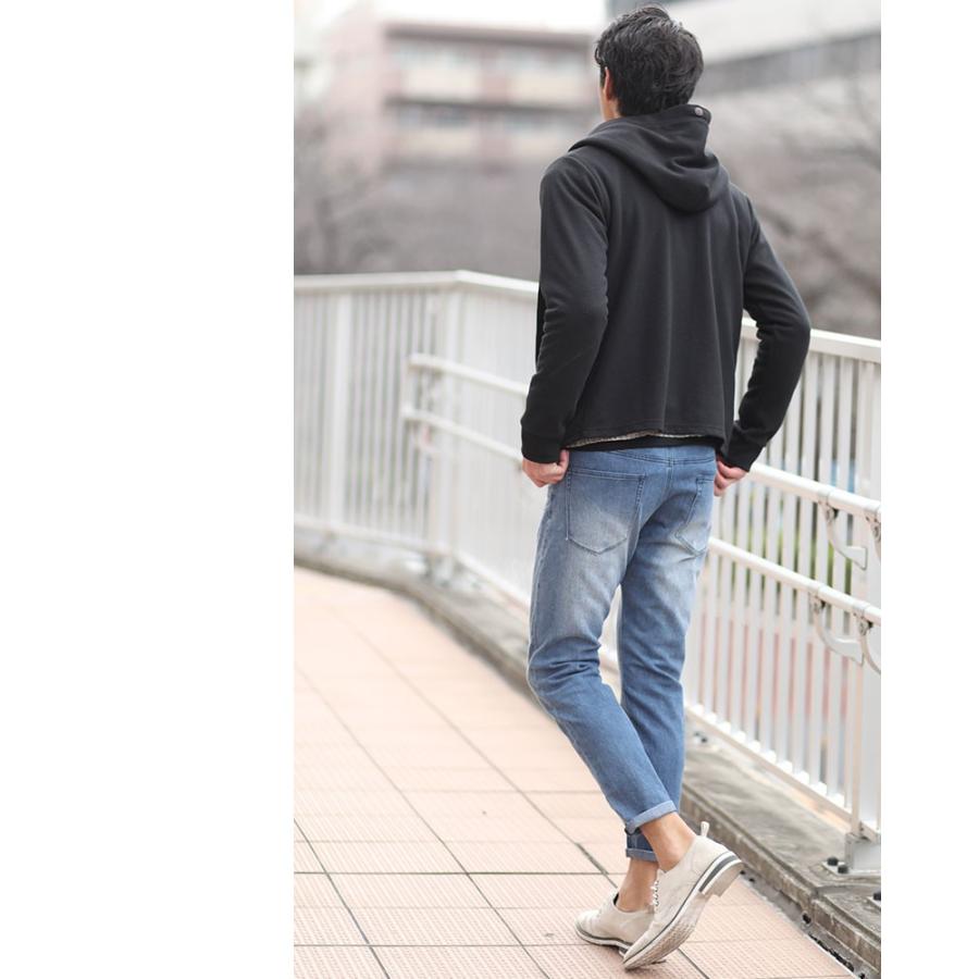 デニム メンズ ジーンズ パンツ ストレッチ 色落ち加工 アンクル デニムパンツ おしゃれ 30代 40代 50代 メンズスタイル Menz Style 64 920 Menz Style 通販 Yahoo ショッピング