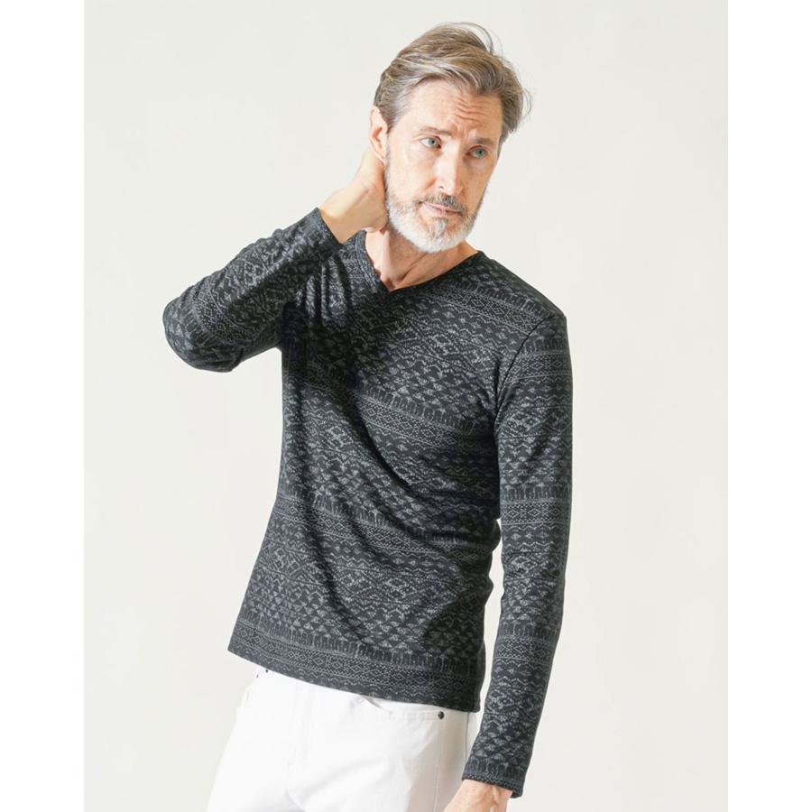 60代ファッション 男性 秋 カジュアル 50代 シニア 長袖tシャツ メンズ