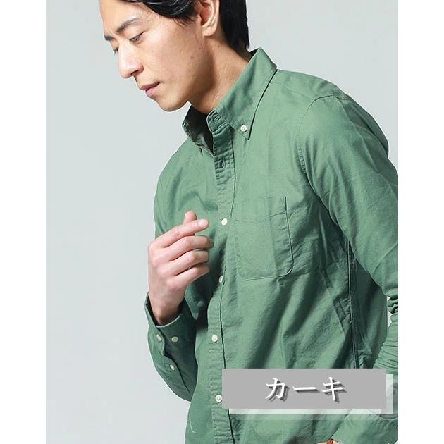 白 シャツ メンズ オックスフォードシャツ 日本製 長袖 春 ワイシャツ