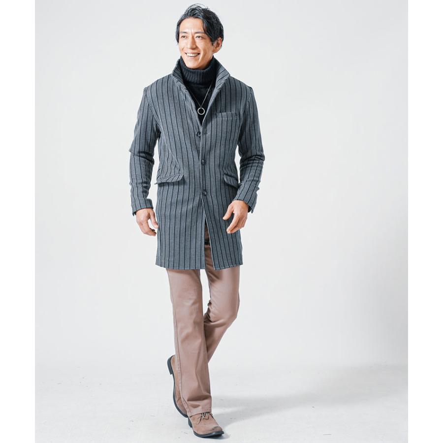 コート メンズ ハーフコート 秋アウター イタリアンカラー 秋冬