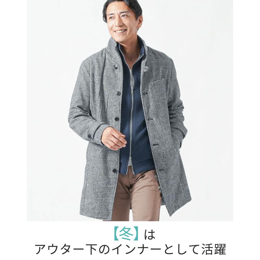  グレー ジップアップジャケット ジップアップブルゾン ジップアップトップス メンズ 春物 上着 春 春物