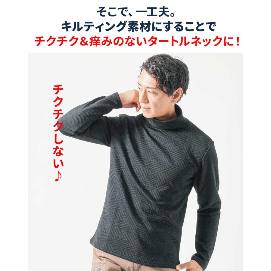 タートルネックシャツ タートルネック メンズ ハイネック メンズ