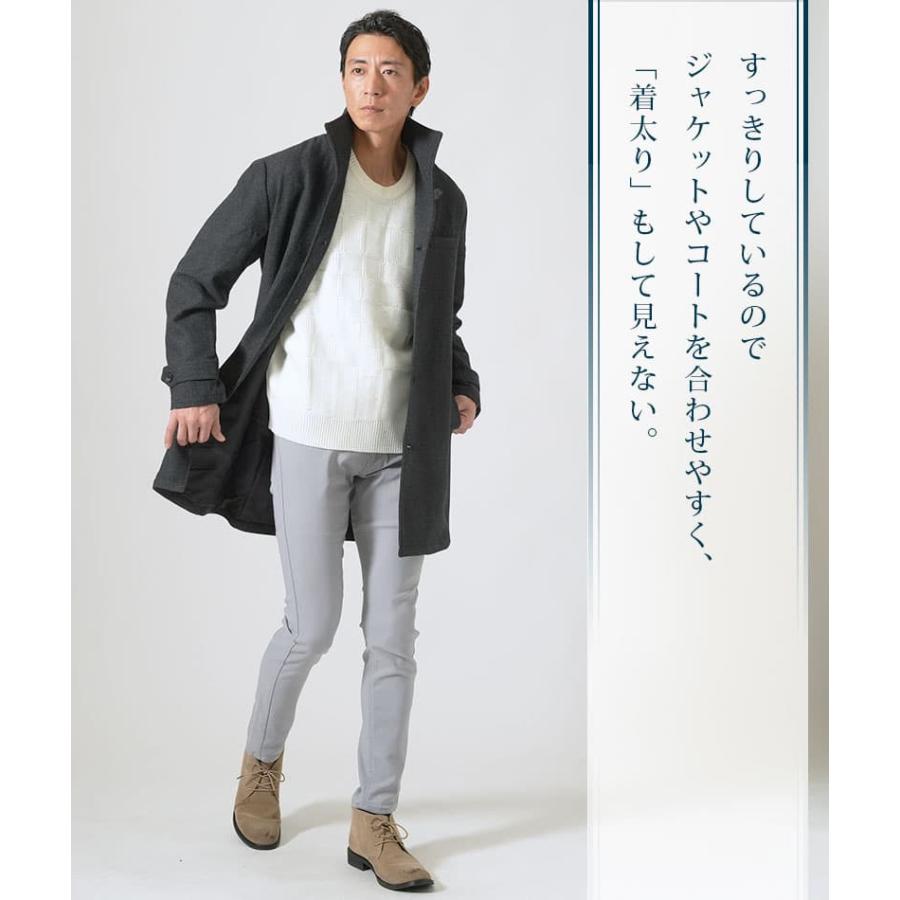 セーター メンズ ニット 50代 黒 メンズセーター ニットセーター 長袖