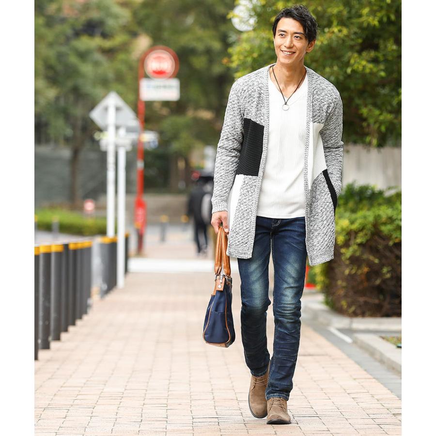 最新作 30代 カーデ ロングカーディガン メンズ カーディガン 40代 服 春 秋 カーディガン サイズ M Venouziou Gr